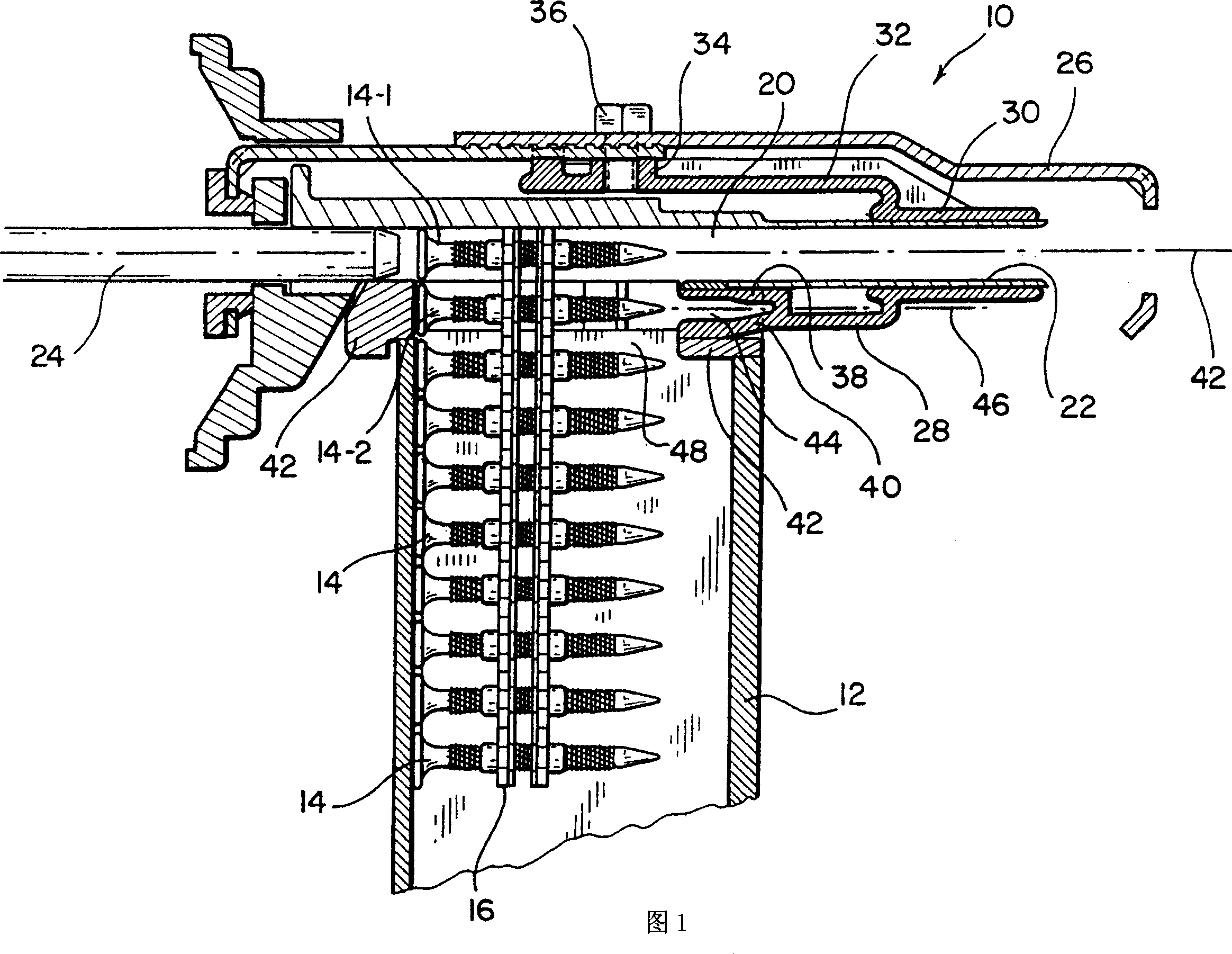 Telescopic supporter for driving tool of fastening component