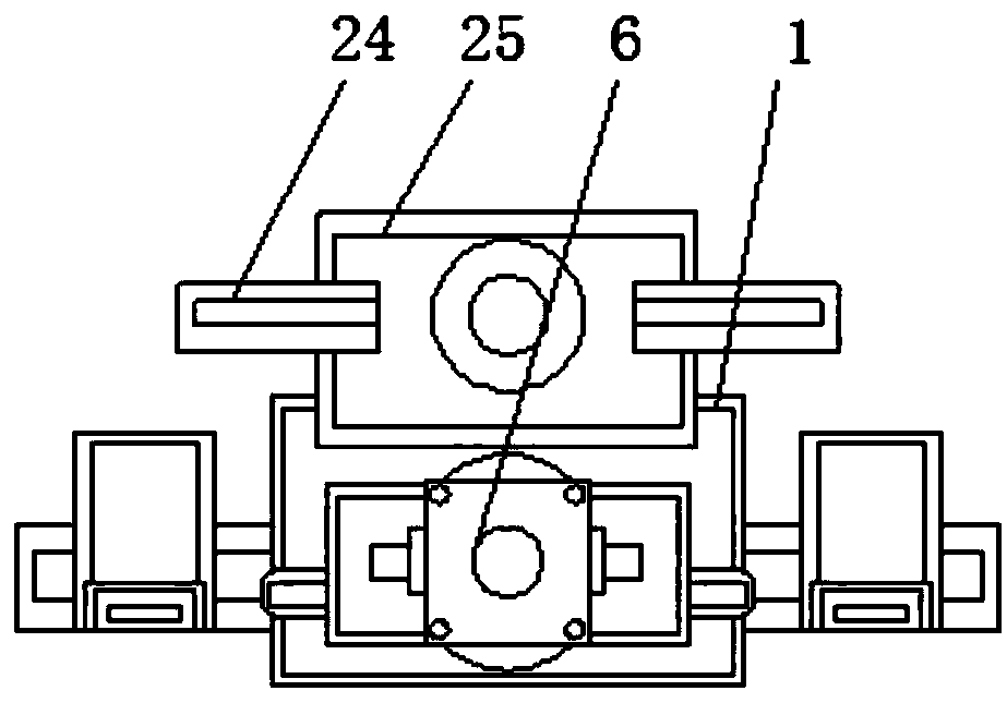 Vertical spindle type drilling machine capable of preventing dust from dispersing and used for petroleum