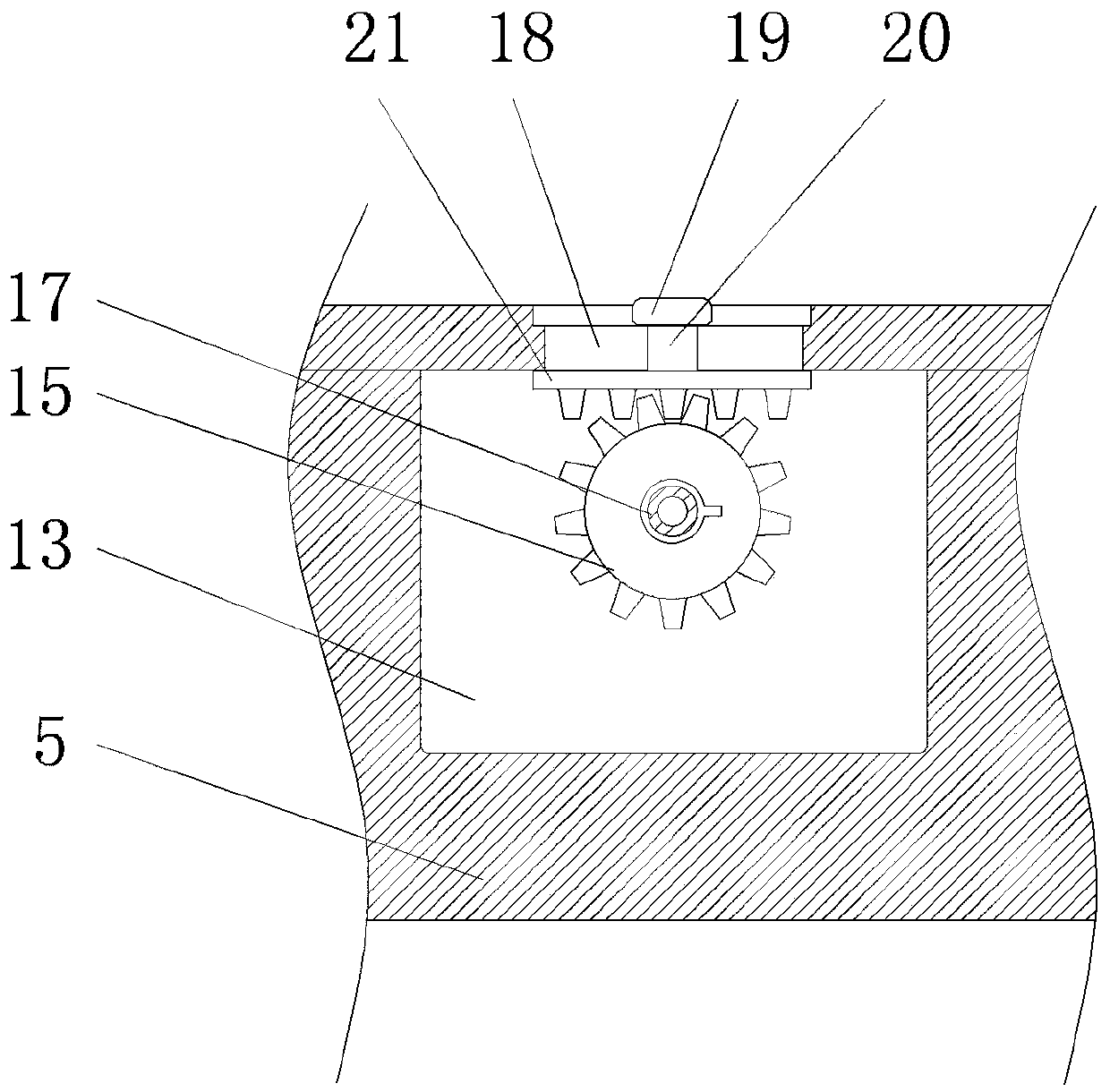 Efficient seedling raising device for euscaphis japonica