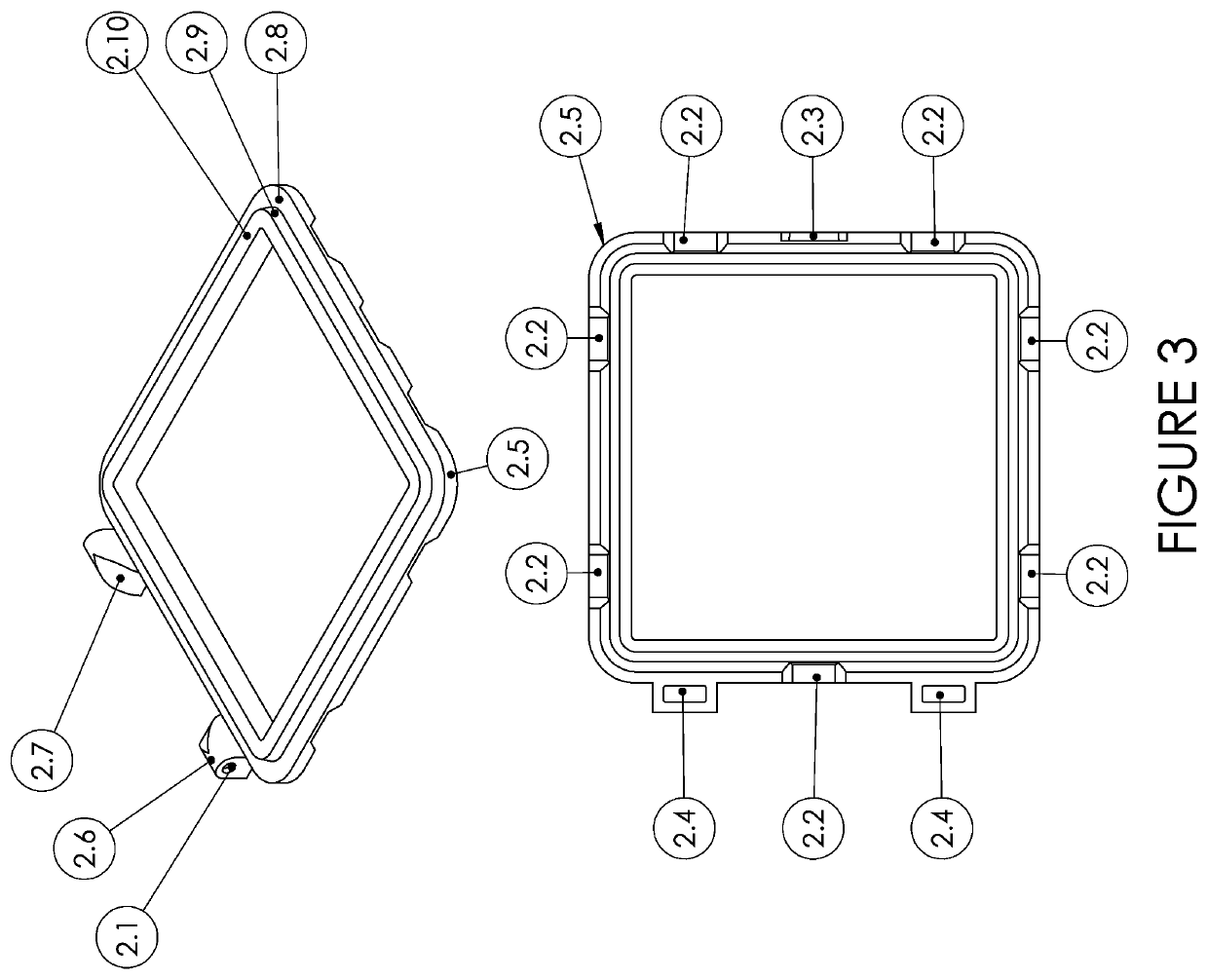 Reusable specimen imaging device holder system with replaceable membranes