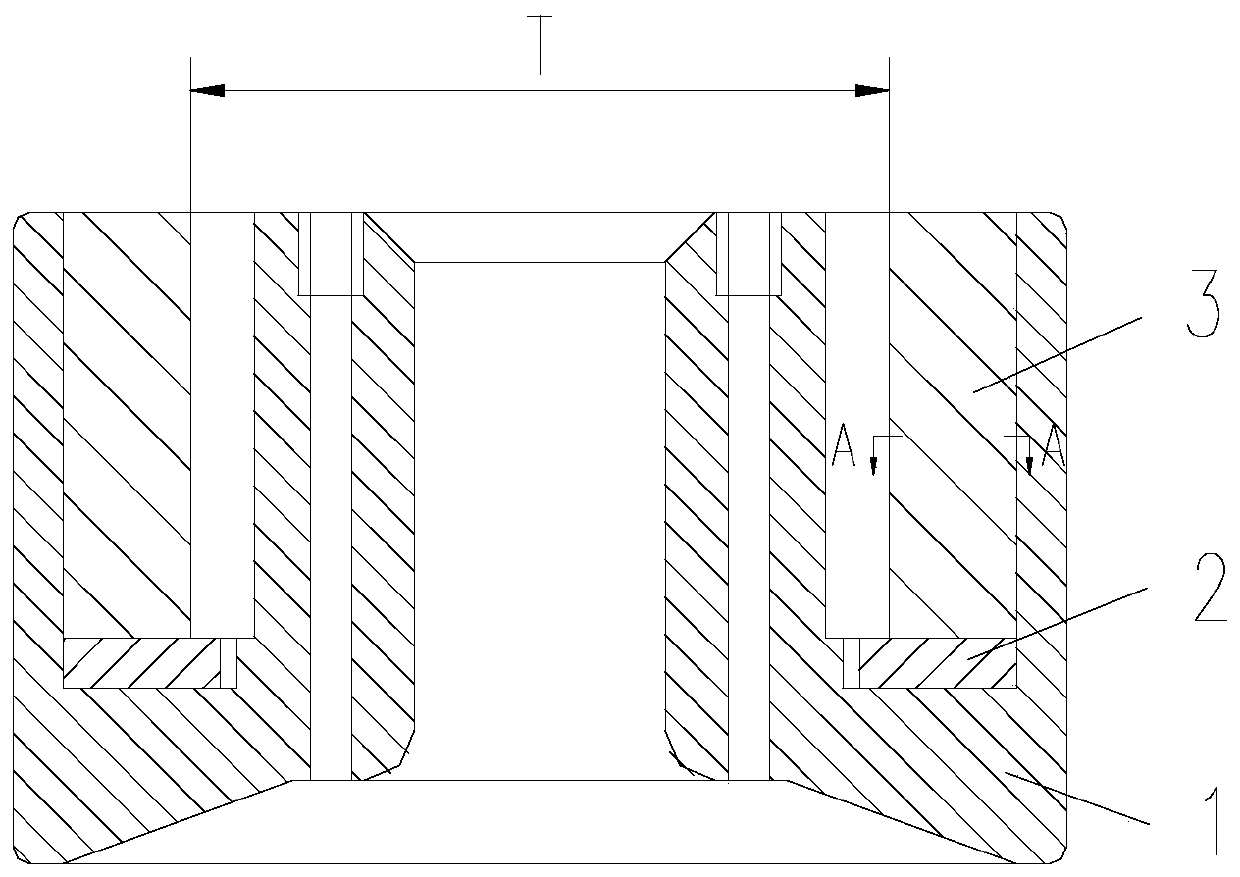 The method of installing magnetic steel in the round hole