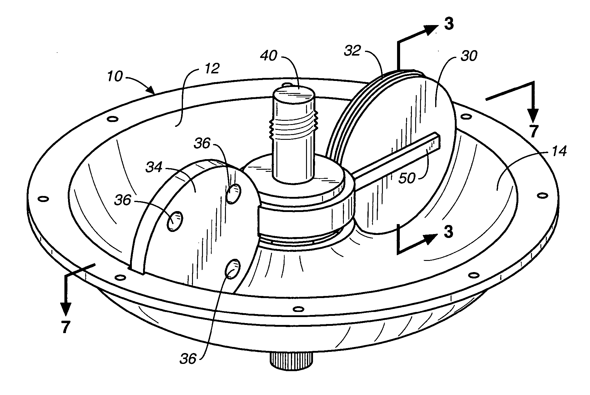 Toroidal rotary damper apparatus