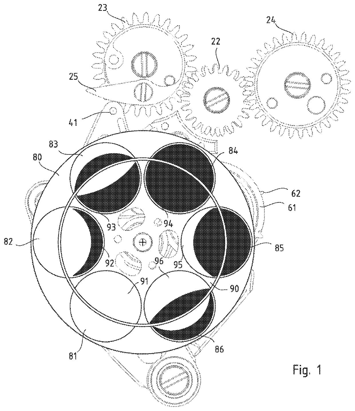 Moon-phase display device