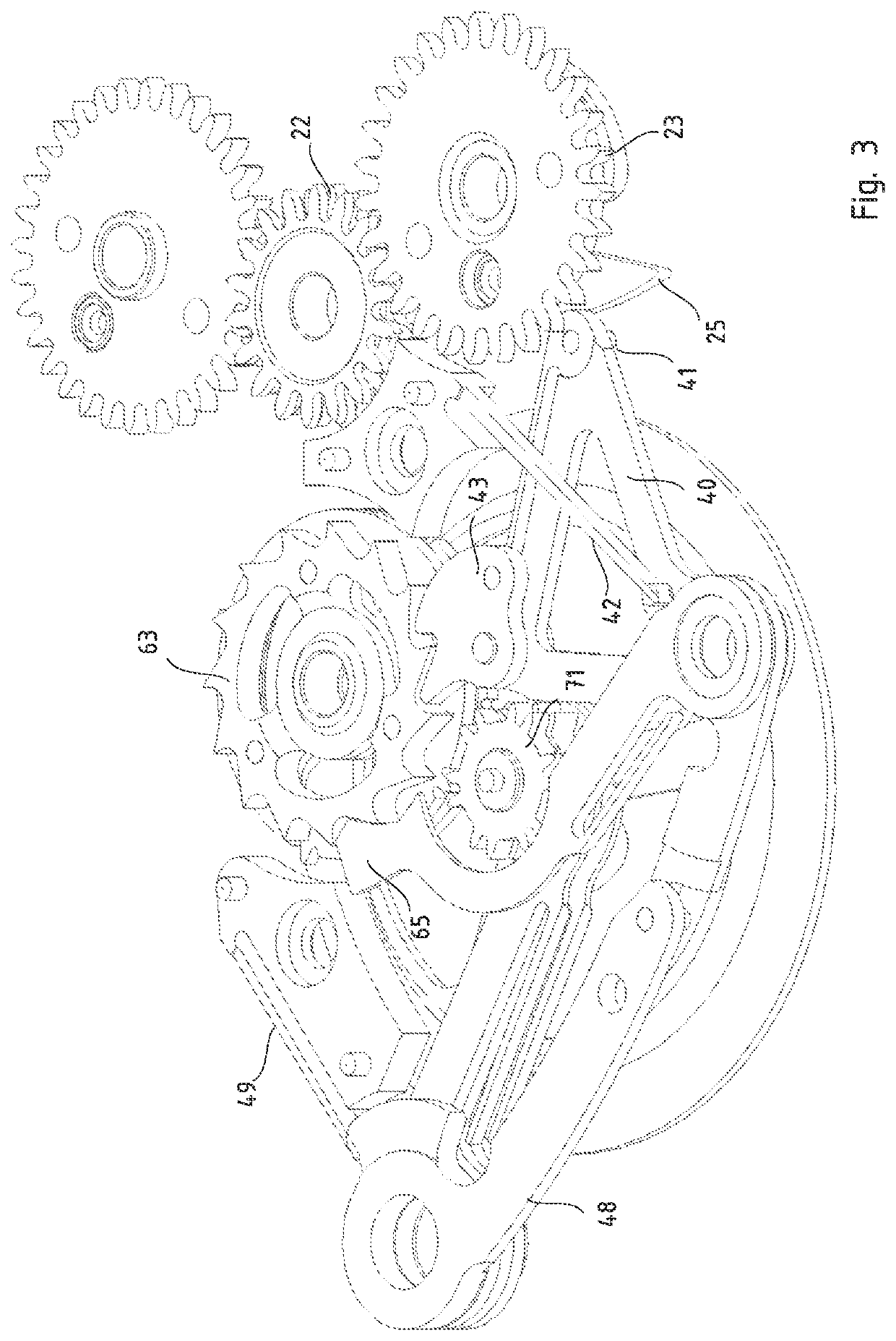 Moon-phase display device