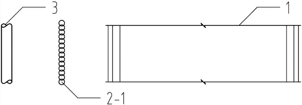 Densely-drilled sand-filled vibration-isolation pile row blasting-vibration-resisting structure