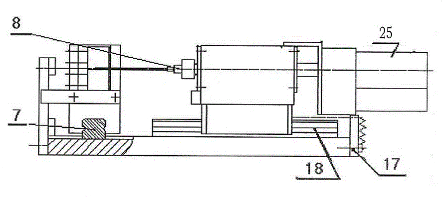 Processing method of bionic syringe needle and dedicated processing device of bionic syringe needle