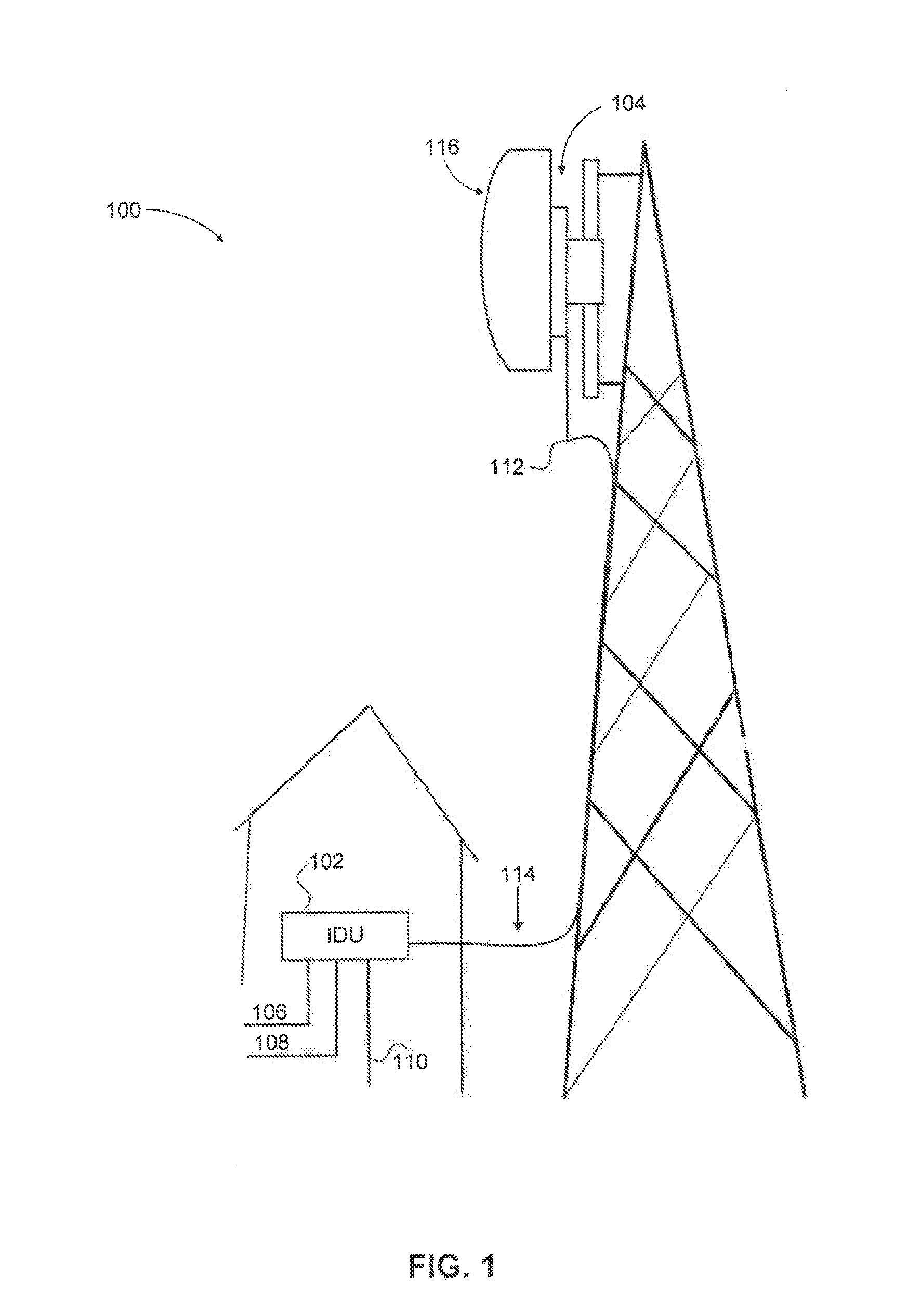 Split Microwave Backhaul Architecture with Smart Outdoor Unit