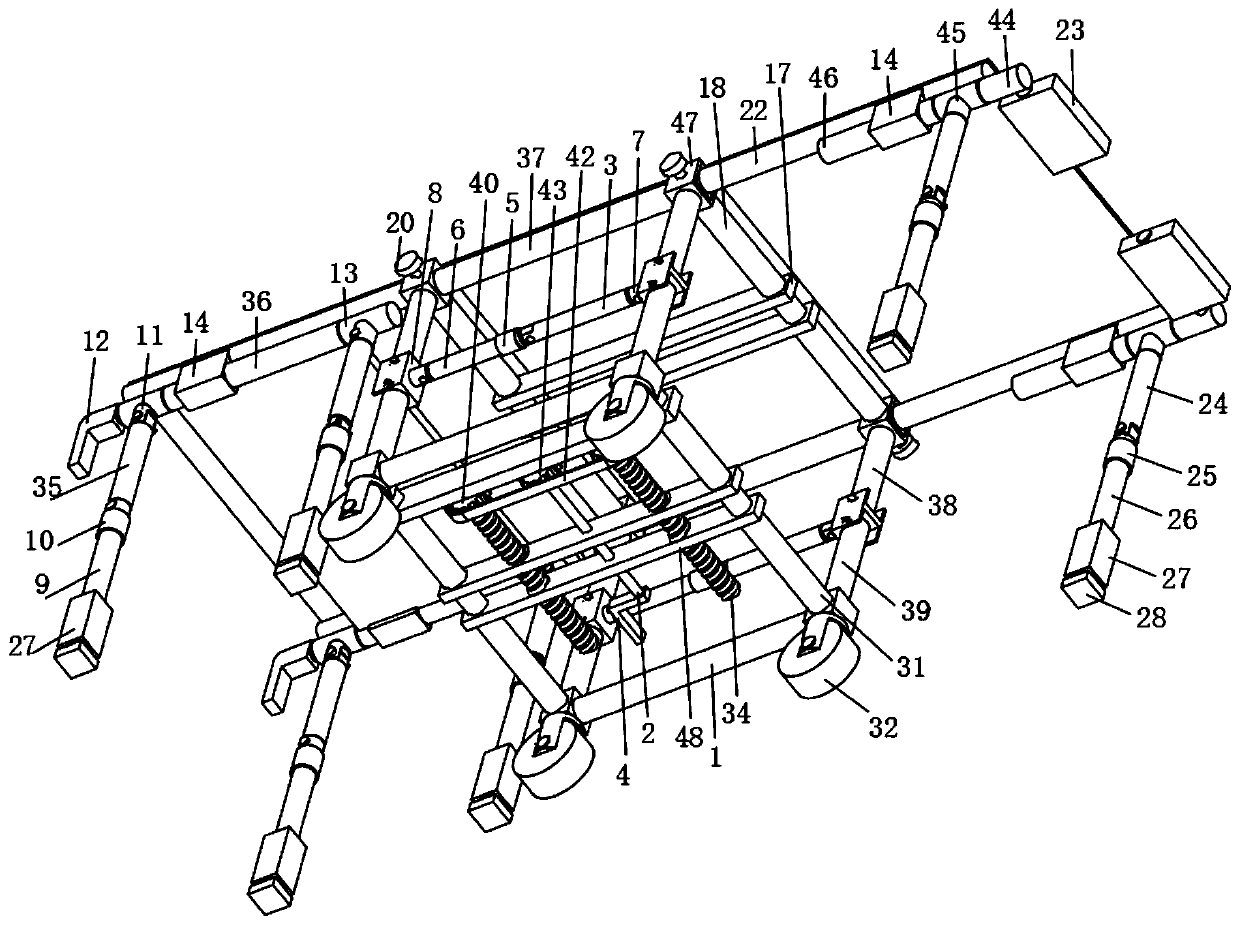 Foldable portable multi-functional health-care rehabilitation bed