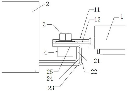 Main loop arrangement structure of three-phase alternating-current motor driving system controller