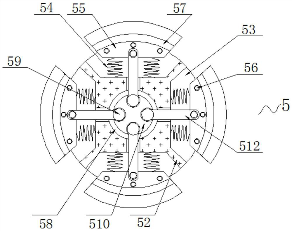 A polishing wheel expansion assembly for a lathe