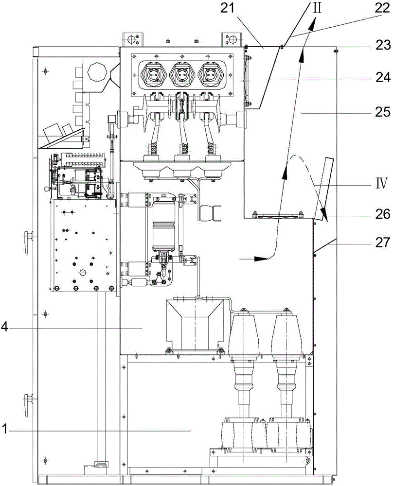 Gas insulated metal enclosed switchgear