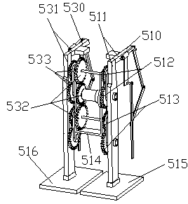 Automatic lawn laying device for garden environment protection and greening