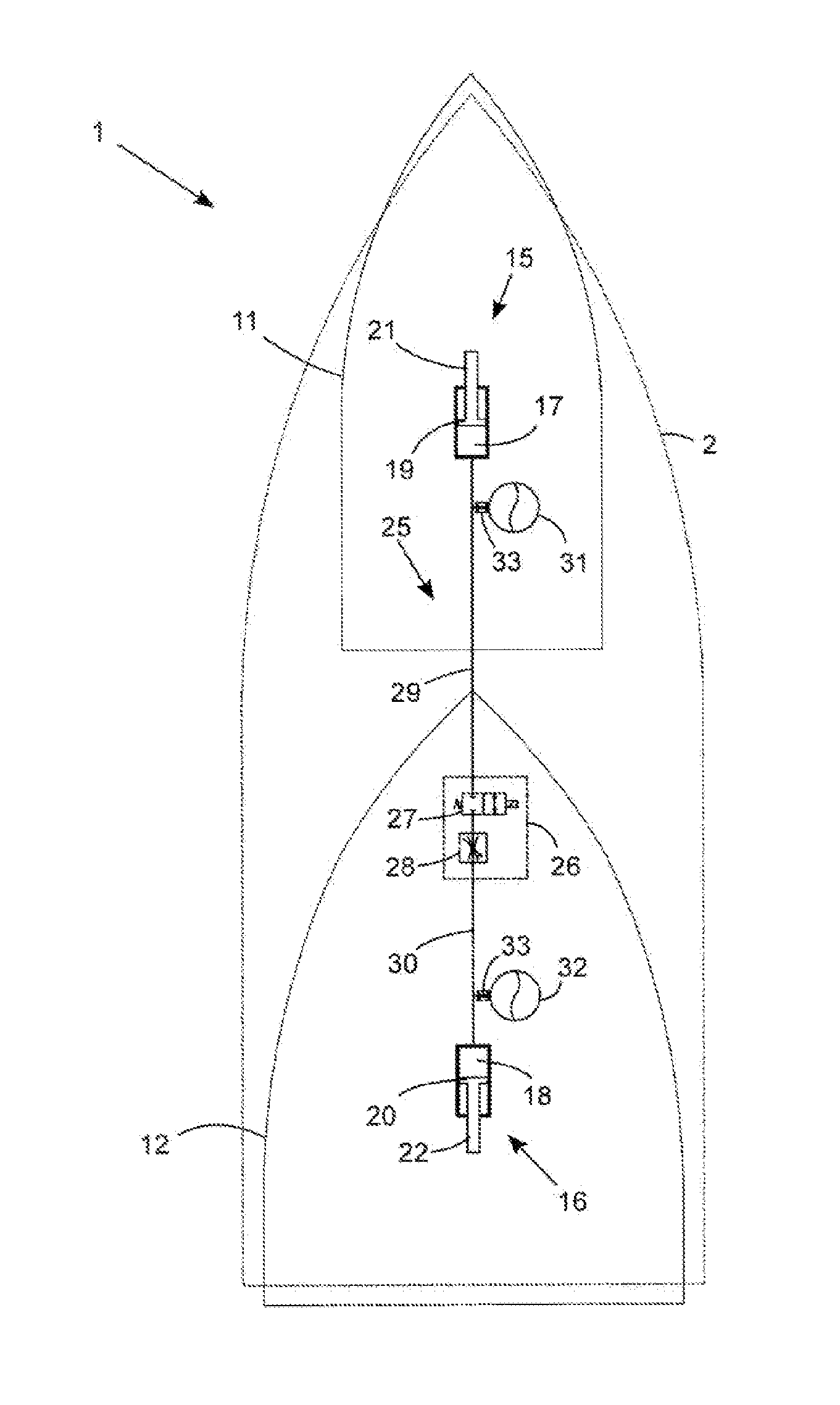 Control of Multi-Hulled Water Craft