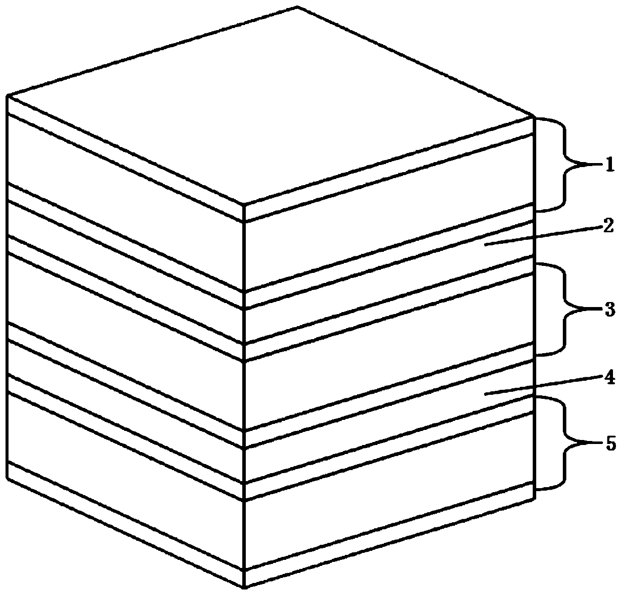 A multilevel thermoelectric module with a phase change energy storage layer