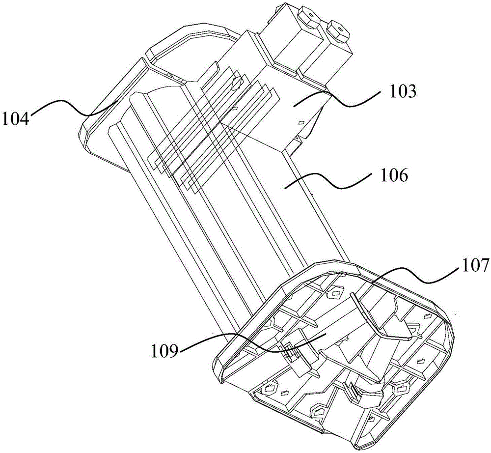 Nitrogen-oxygen separation device