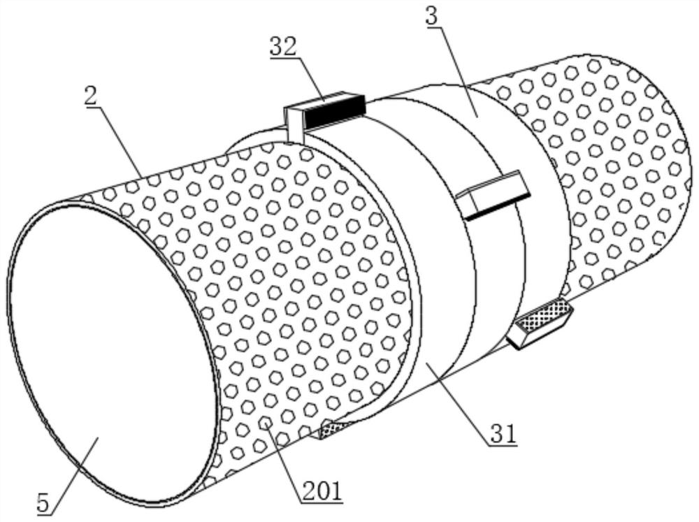 Self-heat-generation heat-storage type oil conveying pipeline anti-freezing protection device