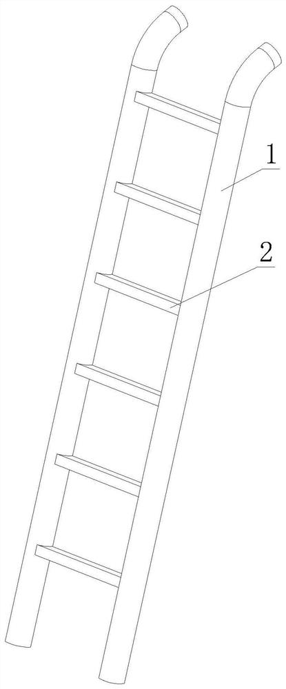 Overhaul climbing ladder for hydraulic engineering