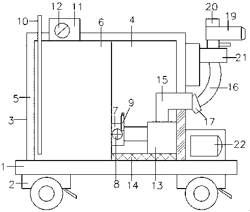 Paint spraying device special for indoor decoration and application method thereof