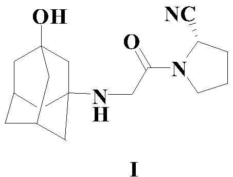 A kind of synthetic method of vildagliptin