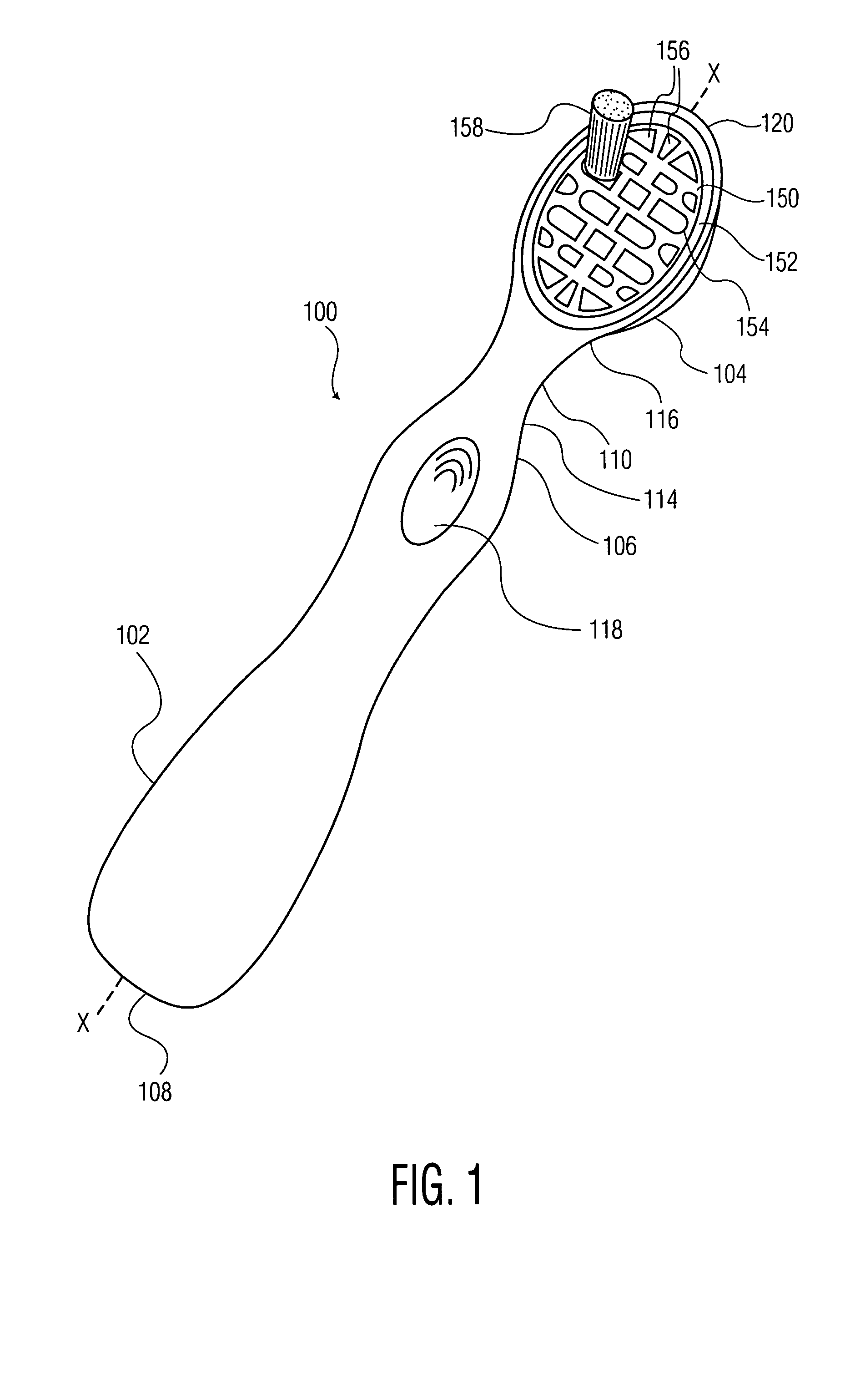 Flexible toothbrush head