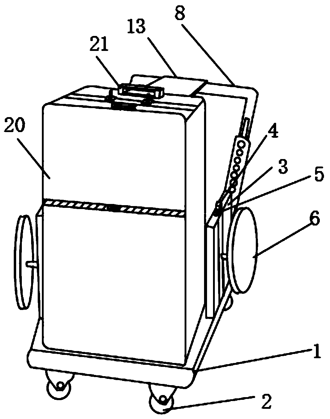 Dual-purpose travel suitcase