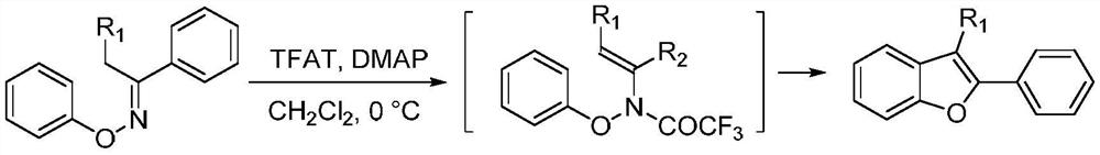 A kind of synthetic method of 2-phenyl-3-methylbenzofuran compound