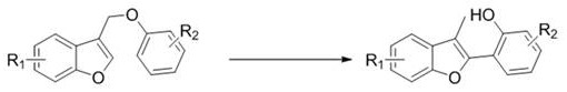 A kind of synthetic method of 2-phenyl-3-methylbenzofuran compound