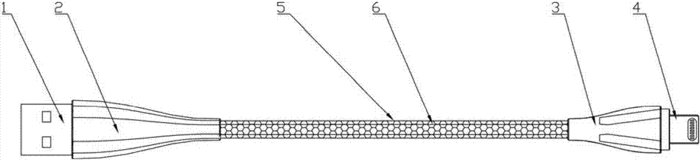 Cable protective layer and data line