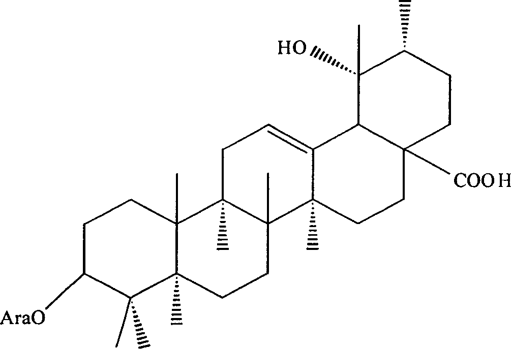 Burnet general saponin extract , its preparation method and use