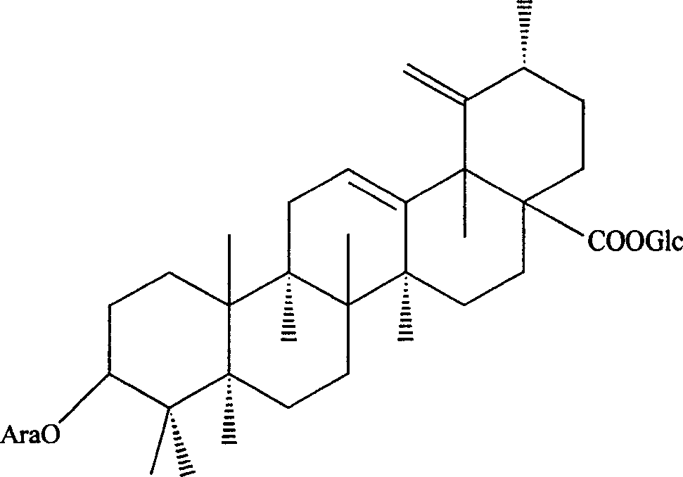 Burnet general saponin extract , its preparation method and use