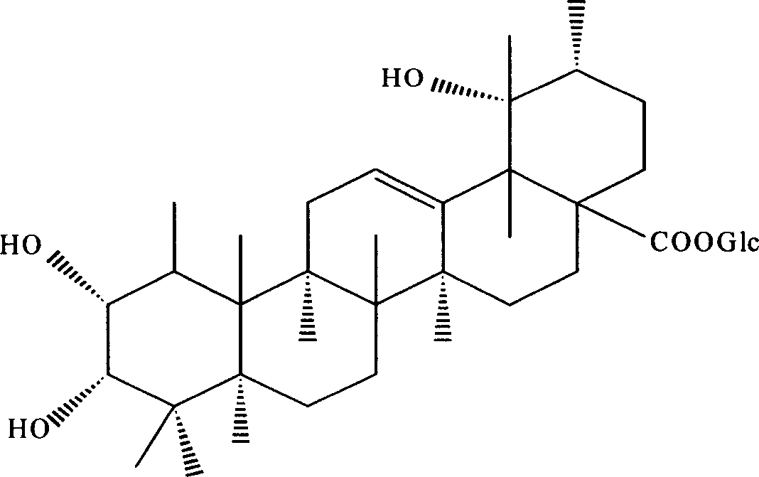 Burnet general saponin extract , its preparation method and use