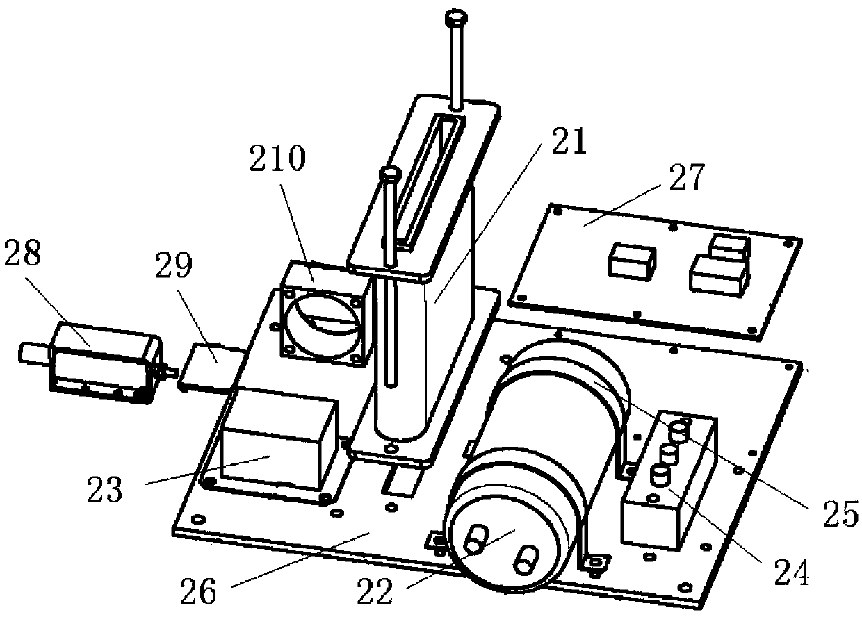 Machine integrating demagnetization and smashing and method for smashing hard disc piece, u flash disc, IC card and optical disc