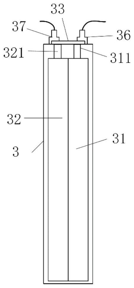 Integrated online monitoring system and method for multiple parameters in energy storage battery based on FBG