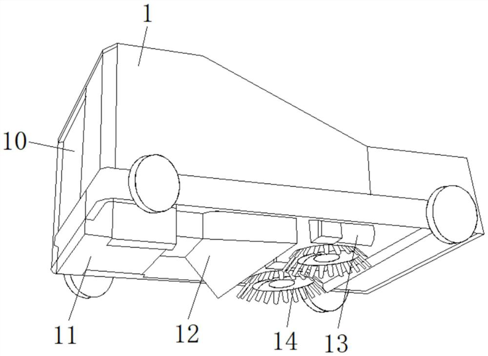 Multifunctional intelligent garbage sorting transport vehicle and manufacturing method thereof