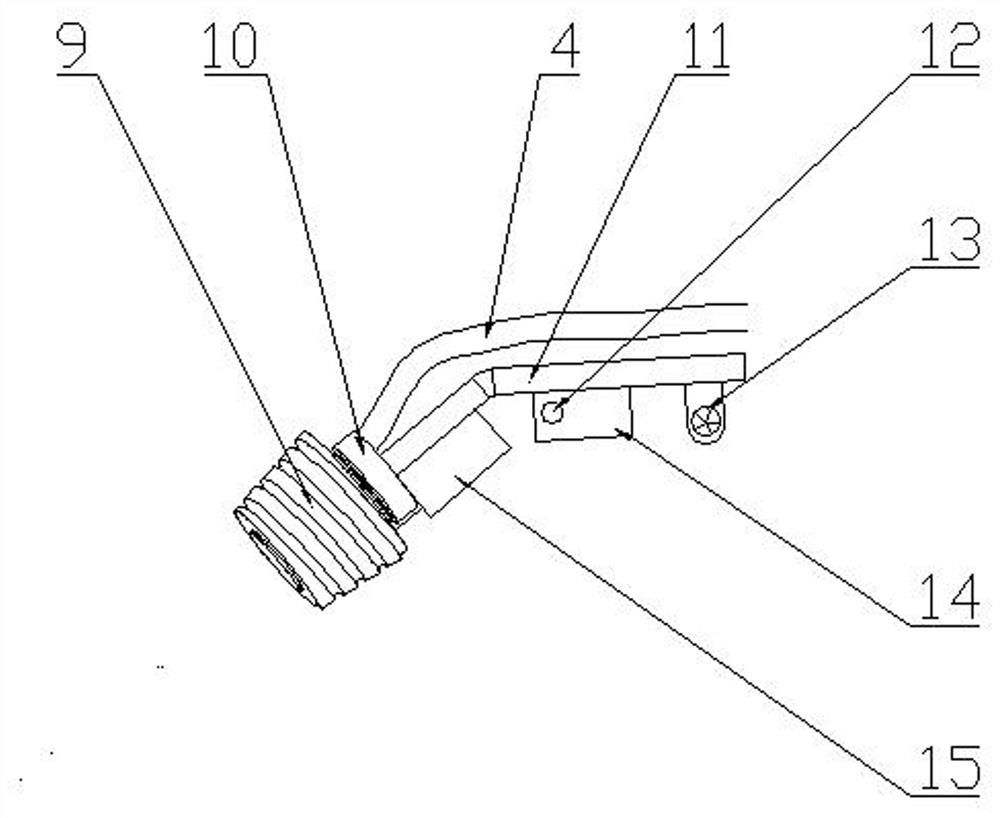 Cavitation jet sludge cleaning device