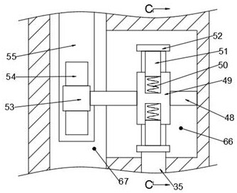 An automatic lifting power transmission rod