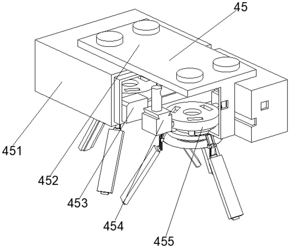 Telescopic bridge support for hydraulic engineering emergency