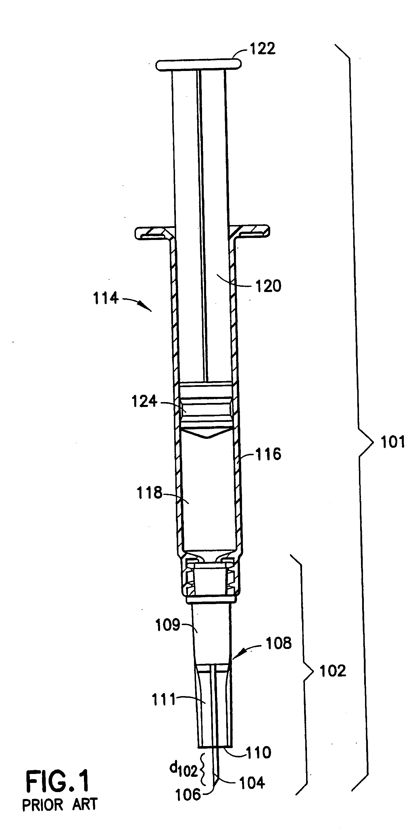 Intradermal syringe and needle assembly