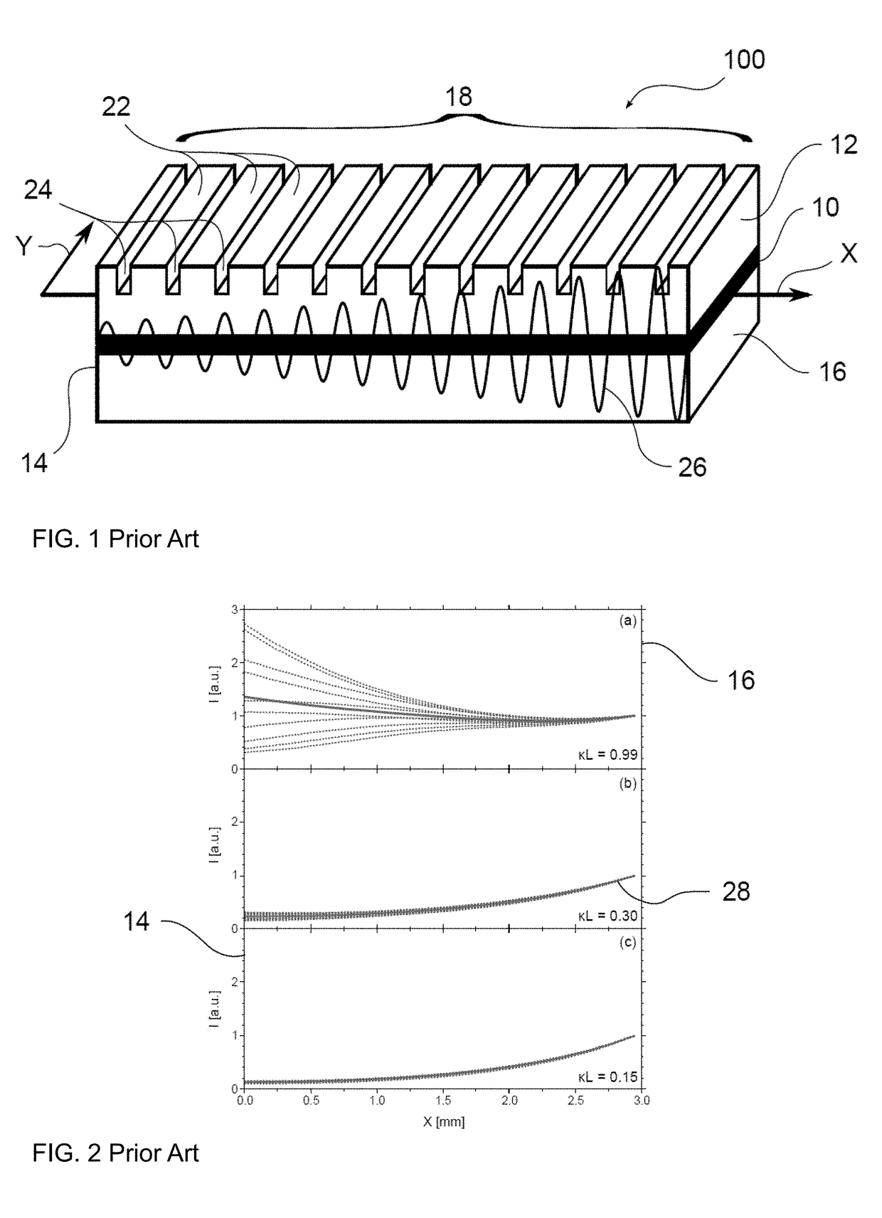 Laser diode with distributed feedback and method for producing