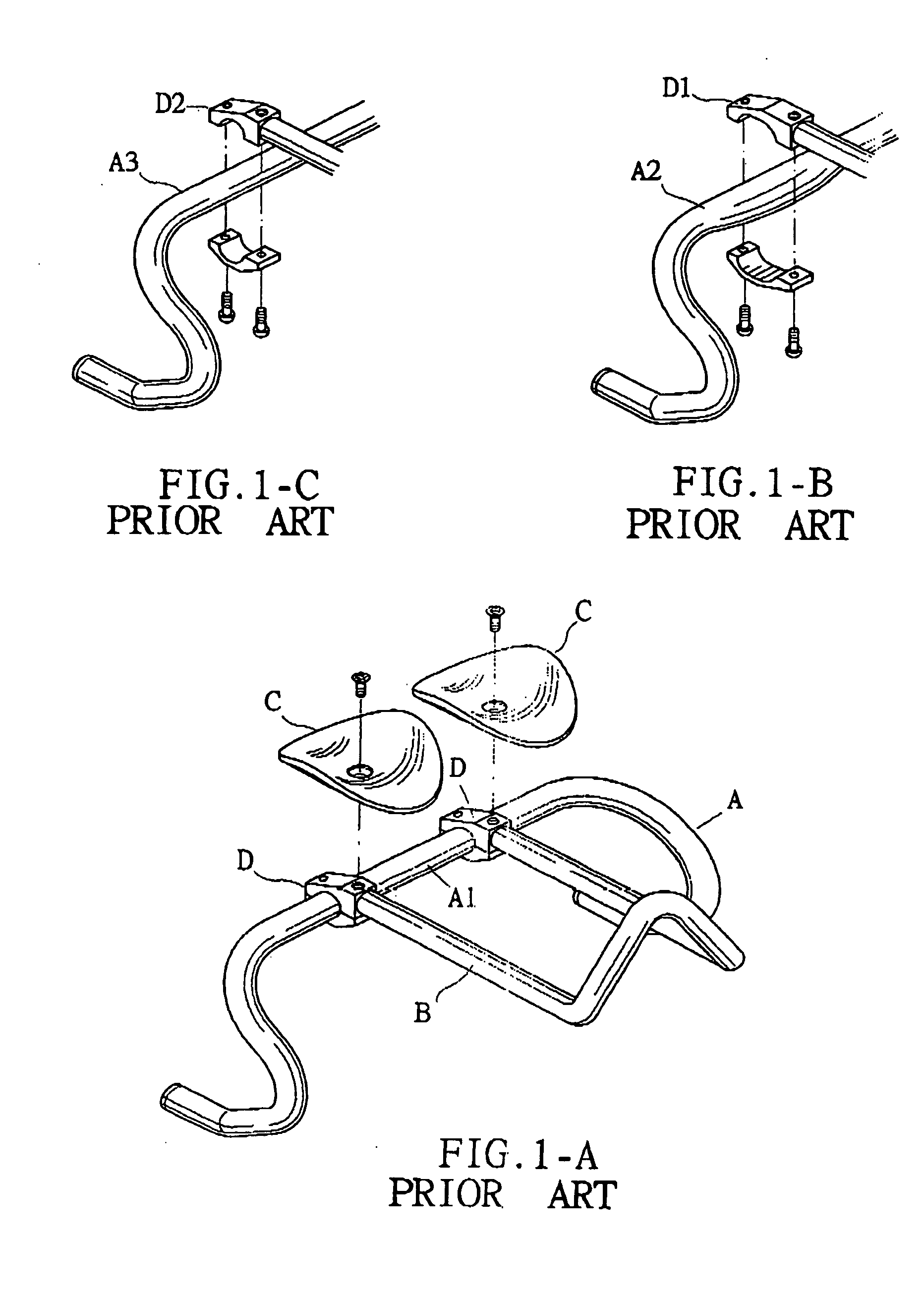 Clipping cover for the assembling of a bicycle handle accessories