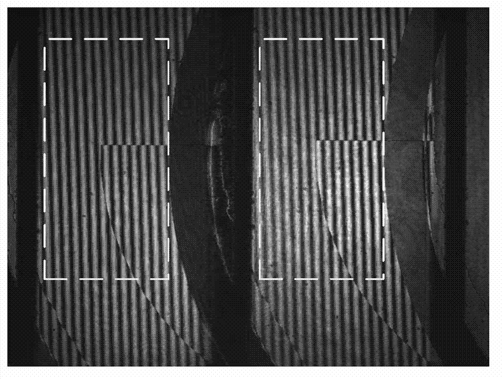 Microscopic interference detecting device based on synchronous carrier phase shift and detecting method of microscopic interference detecting device