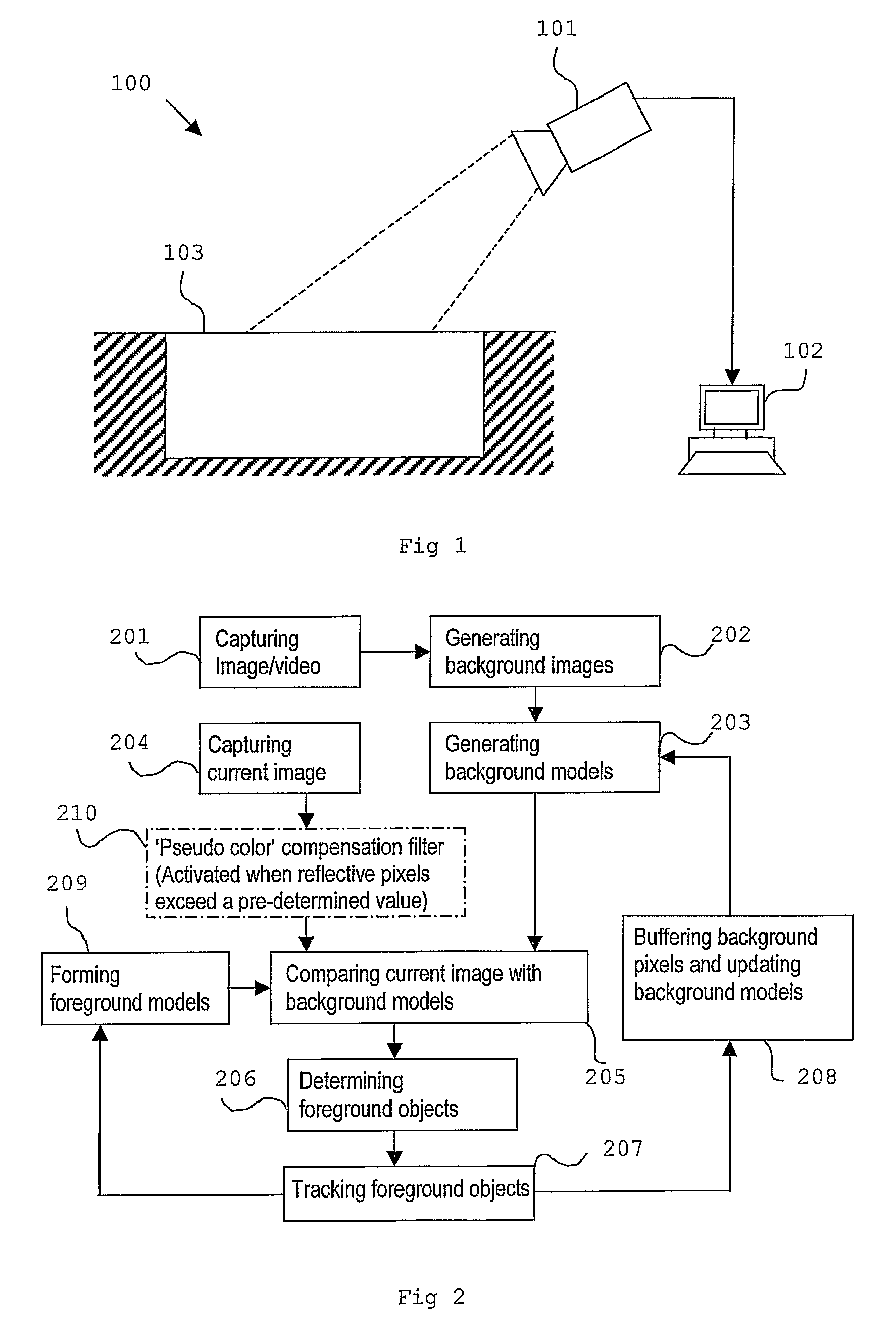 Method for detecting desired objects in a highly dynamic environment by a monitoring system