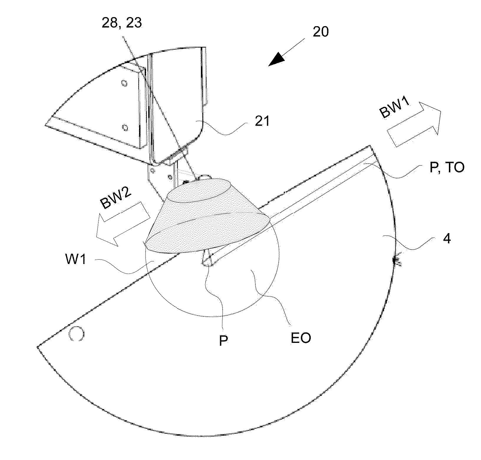 Joining surface treatment device and method