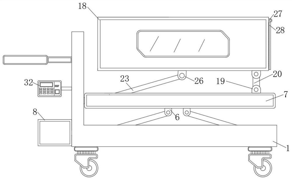 A raw material transportation device for coal production