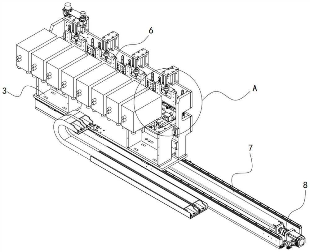 Leakage detection device on blood path tube production line