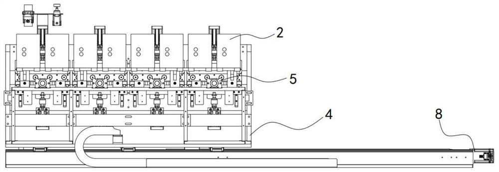 Leakage detection device on blood path tube production line