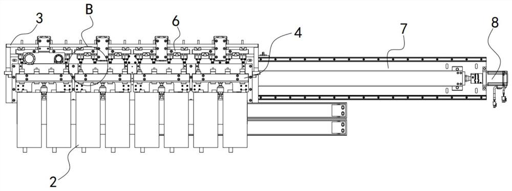 Leakage detection device on blood path tube production line