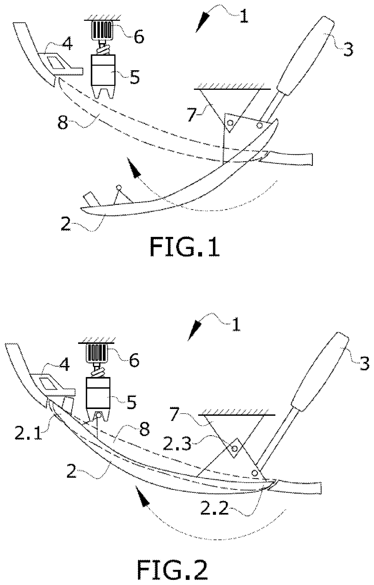 Landing gear door system and operation method