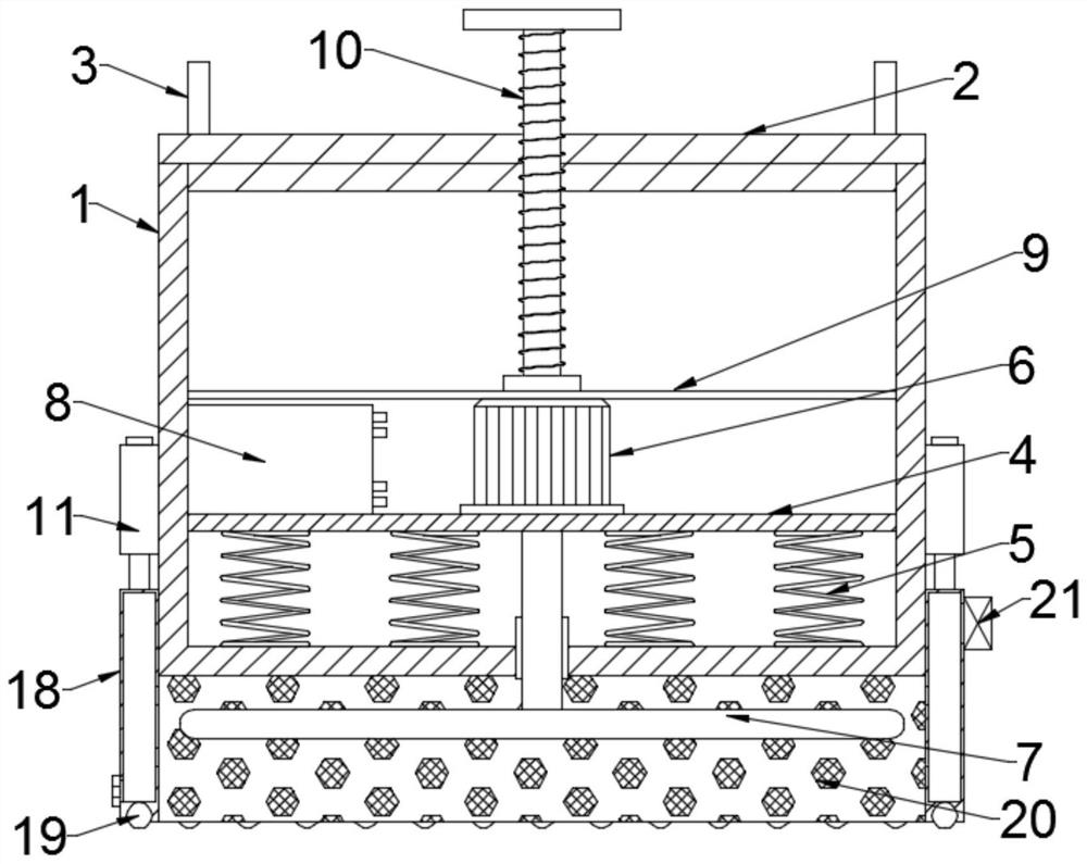 Wood surface grinding device