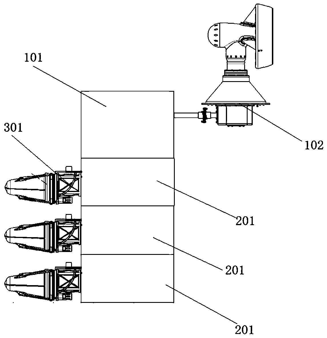 Detection line intelligent sampling and transporting device for water quality monitoring and sampling and transporting method thereof